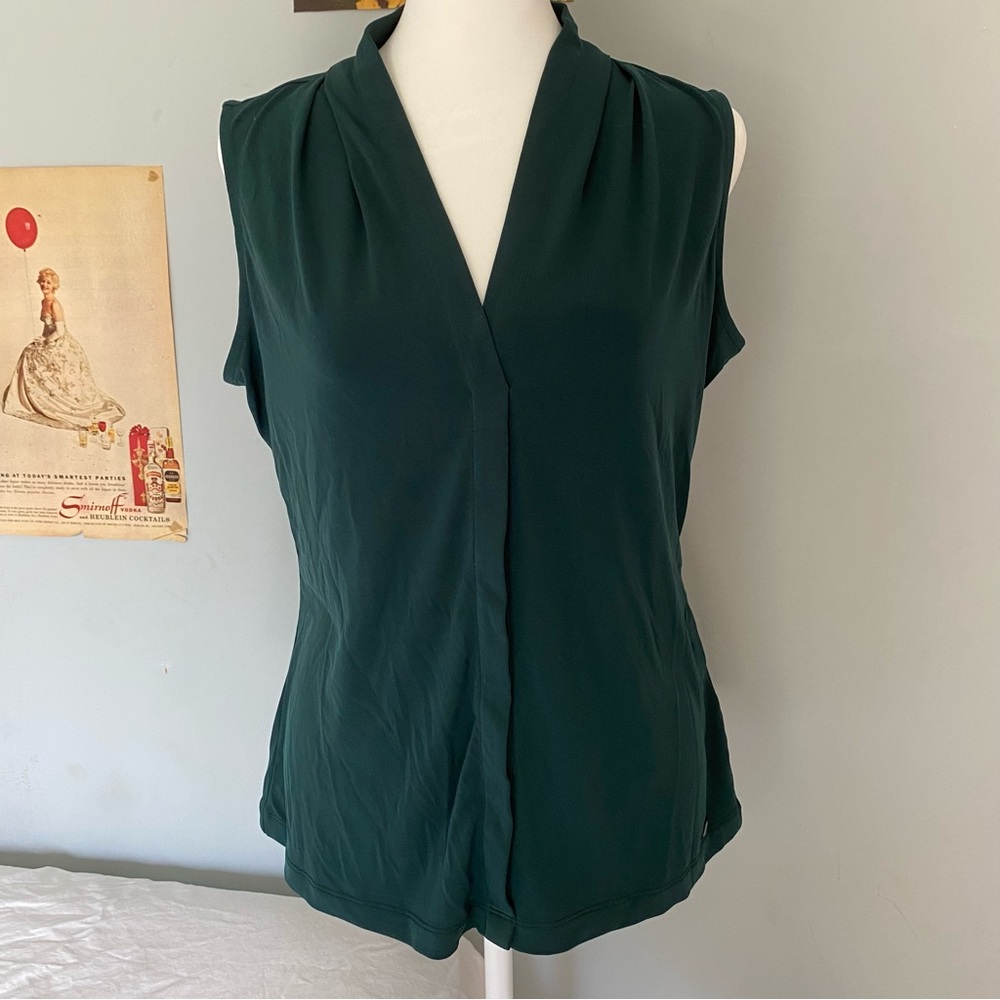 Calvin Klein green blouse tank top